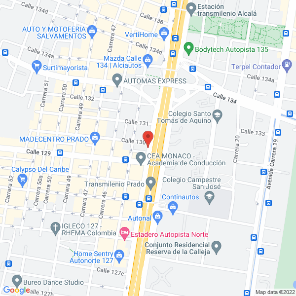 Mapa de Ferreteria Calima S.A.S