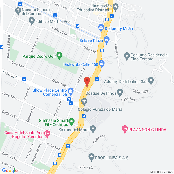 Mapa de Mcr Seguridad - Electrónica