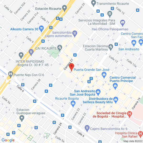 Mapa de Industrial De Poleas
