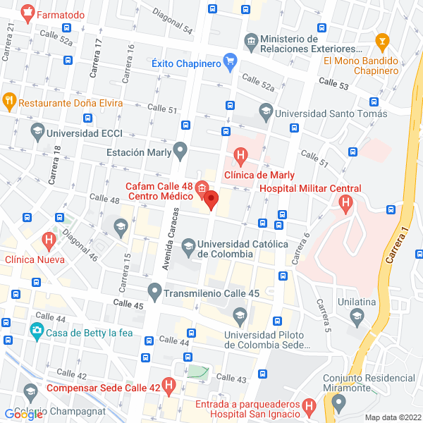 Mapa de Hospedaje La Gran Colombia