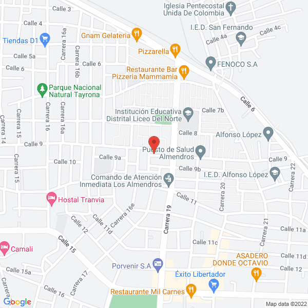 Map of Agencia Operadora De Viajes Y Turismo Destino Tours
