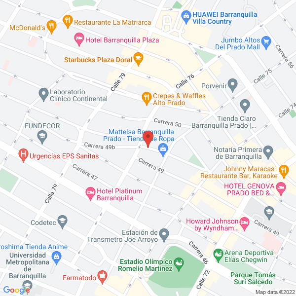 Map of Vitalidad Club S.A.S.