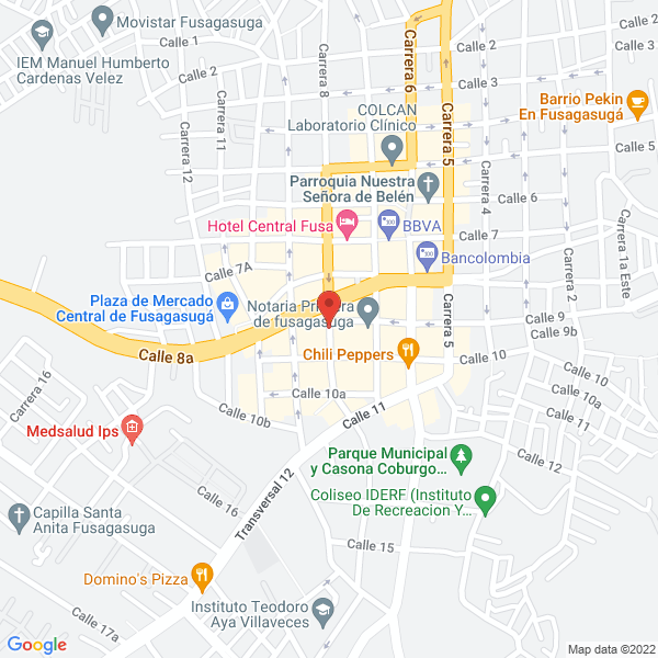 Map of Hotel Plaza Real De Fusagasuga