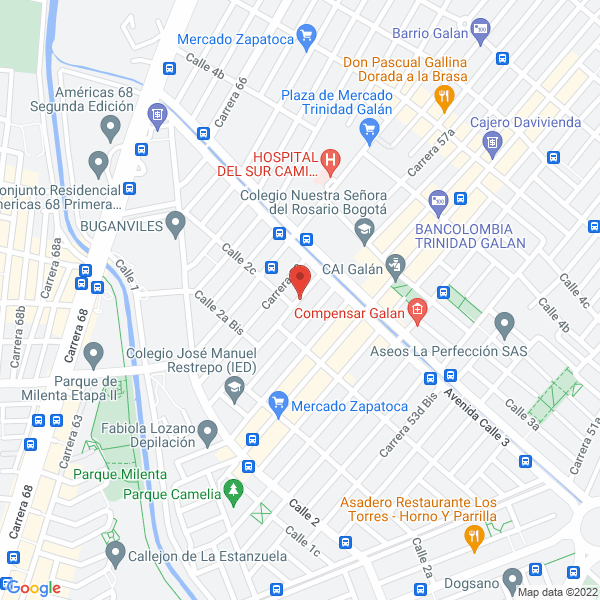Mapa de Agencia De Viajes Y Turismo Line Travel