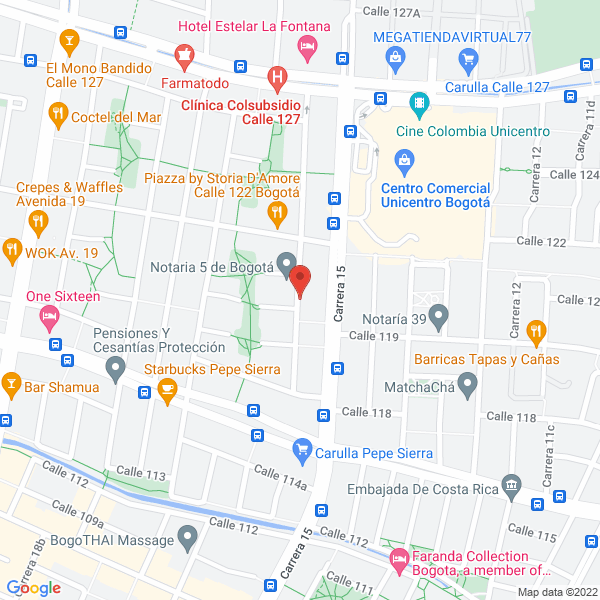 Mapa de Servicios Especiales Para El Sector Turismo S.A.S.