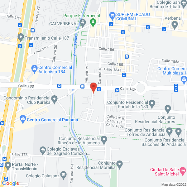Mapa de Concretos Y Acabados Tch S.A.S.