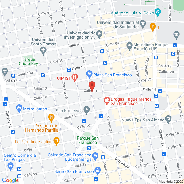 Map of Confitiendas Real