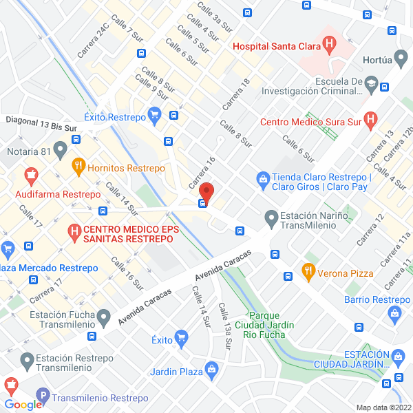 Mapa de Conmilenio S.A.