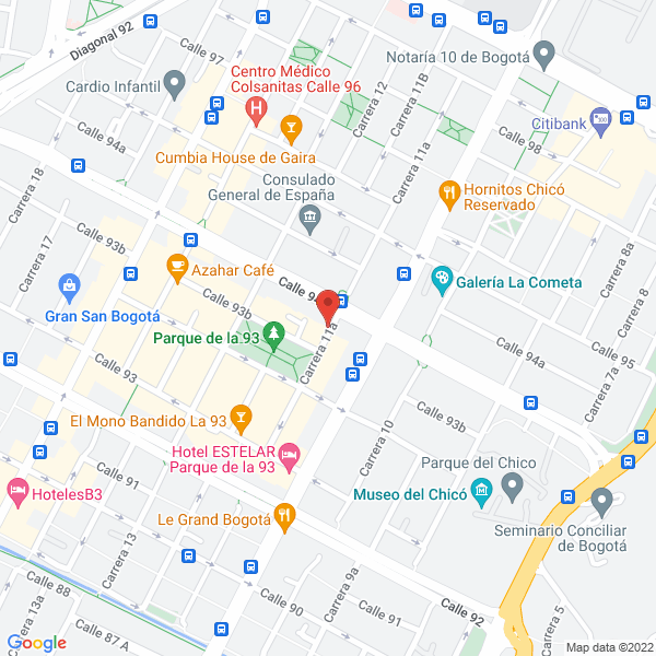 Mapa de Consorcio Canales Nacionales Privados