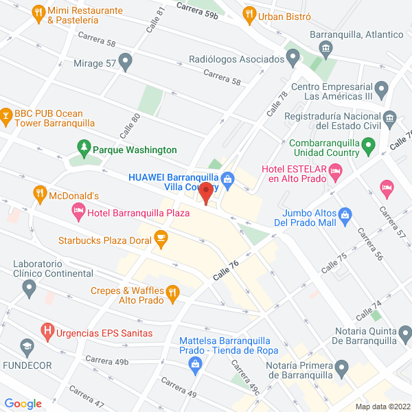 Map of Claris Plus