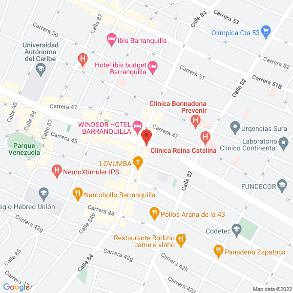 Map of Clinica Odontologica Denty Dent