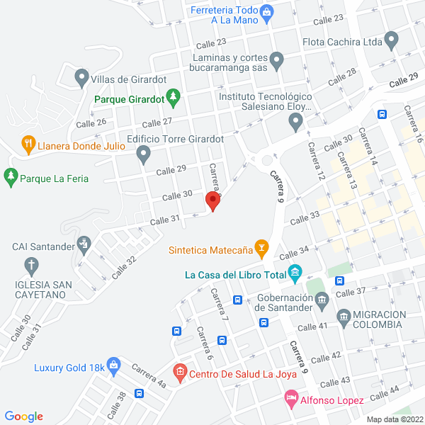 Map of Clínica Odontológica Medicdent