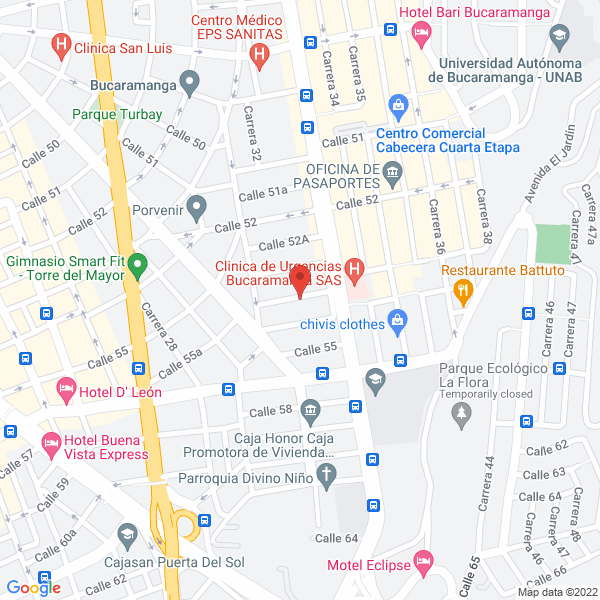 Map of Clinica Stetika Oral Center