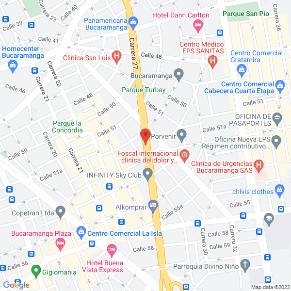 Map of Clinica Veterinaria Sotomayor