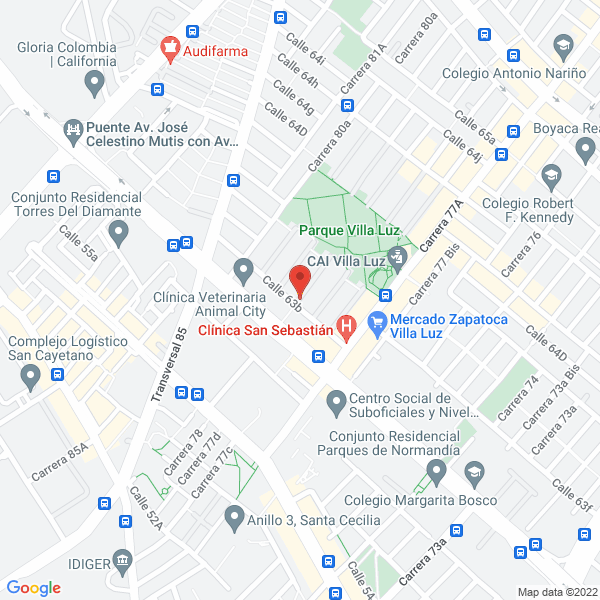 Mapa de Clu Reconstructiva S.A.S