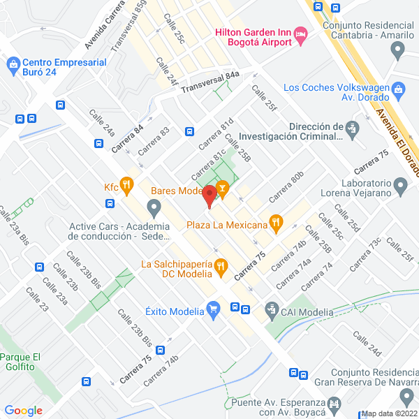 Mapa de Consultores Aduana Y Carga S.A.S.