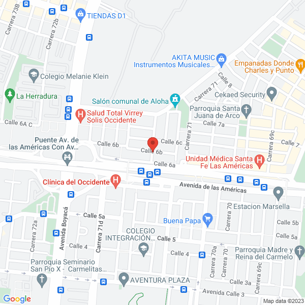Mapa de Consultorias Profesionales E Integrales E.U