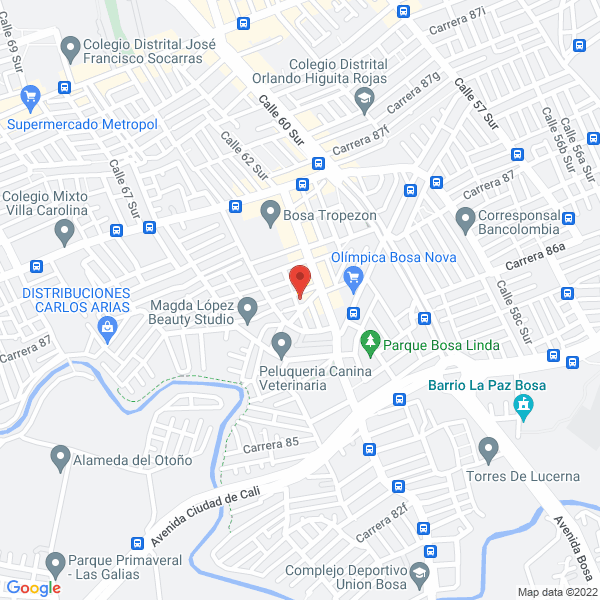 Mapa de Colegio Estancia De Bosa Ltda