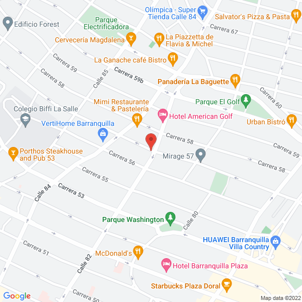 Map of Colegio Gimnasio Del Country