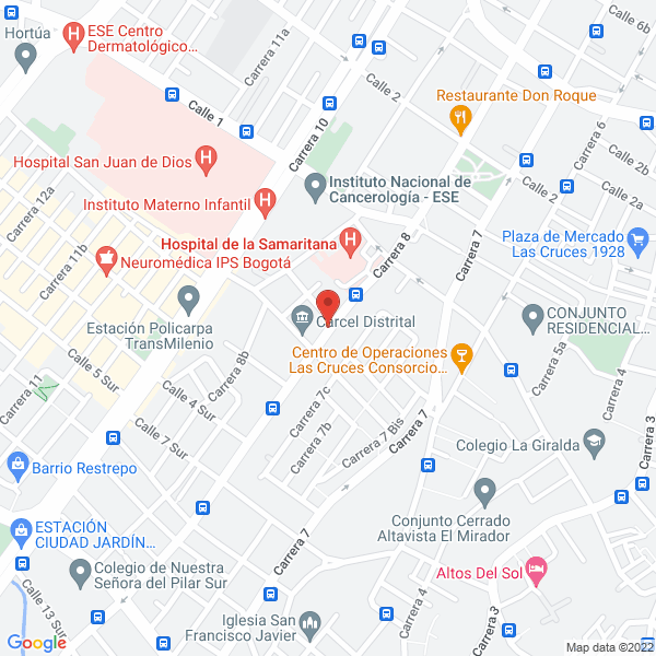 Mapa de Jardín Infantil Codecan Ltda.