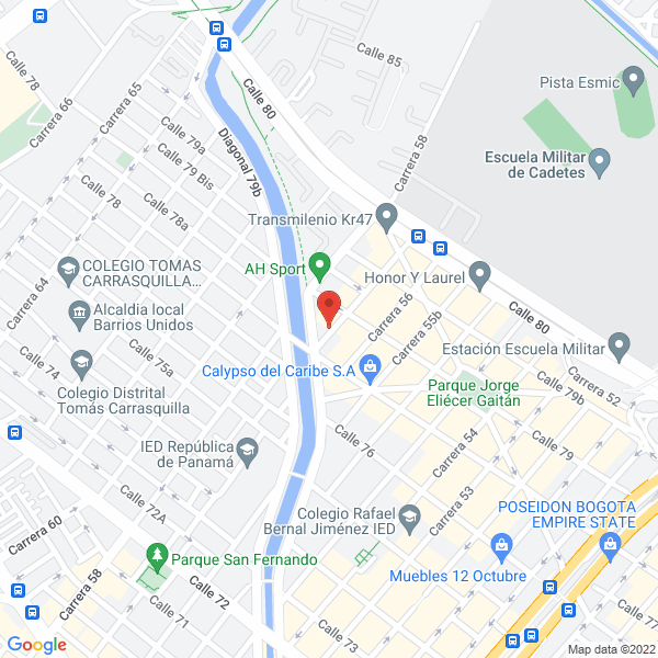 Mapa de Comercializadora P.M.F S.A.S.