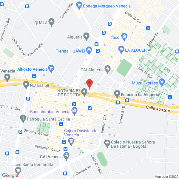 Mapa de Comercializadora Pintucomercial S.A.S.