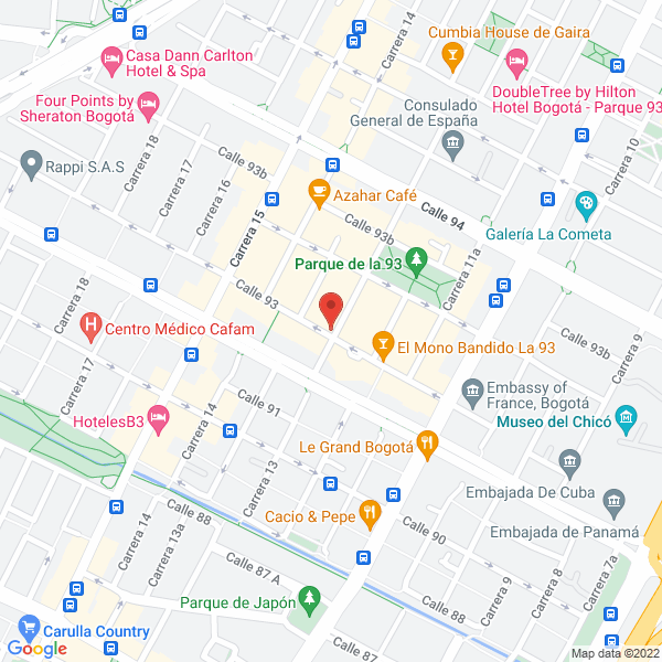 Mapa de Comercializadora Río De La Plata Ltda.