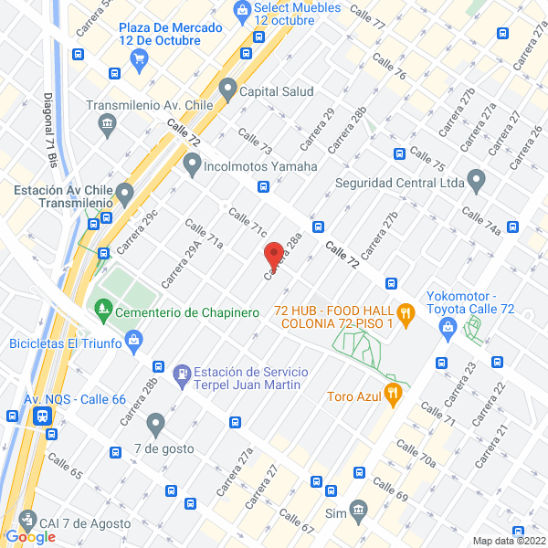 Mapa de Comercializadora Sotincol Ltda.