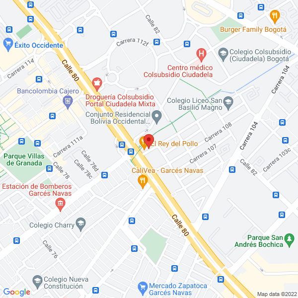 Mapa de Comercializadora Virtual Market S.A.S.