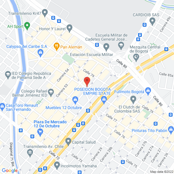 Mapa de Colegio Parroquial San Mateo
