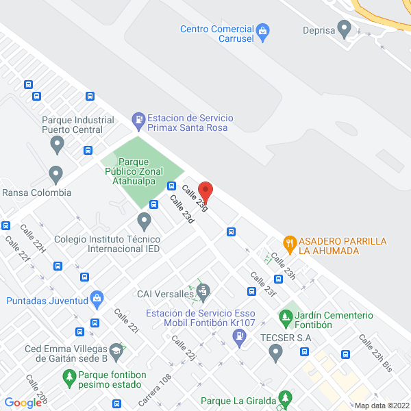 Mapa de Colegio Parroquial Nuestra Señora Del Rosario