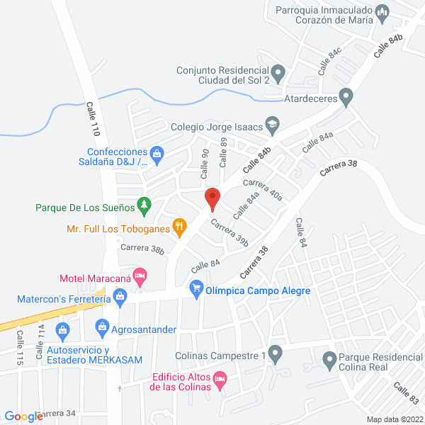 Map of Droguería Boulevard 84