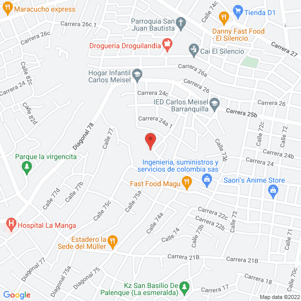 Map of Droguería Karla