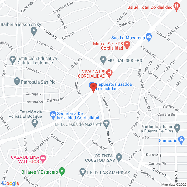 Map of Droguería La Cordialidad