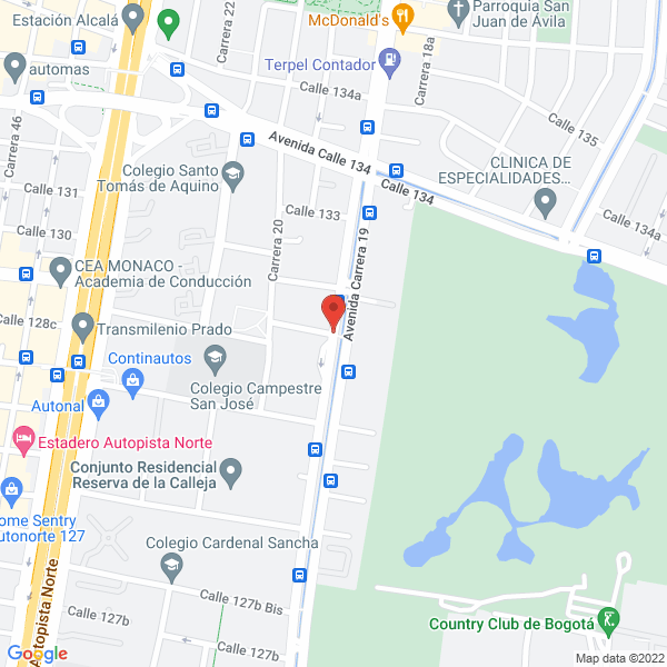 Mapa de Agencia De Seguros Duque Vanegas & Cía.