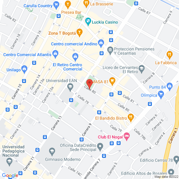 Mapa de E Green Publicidad S.A.S.