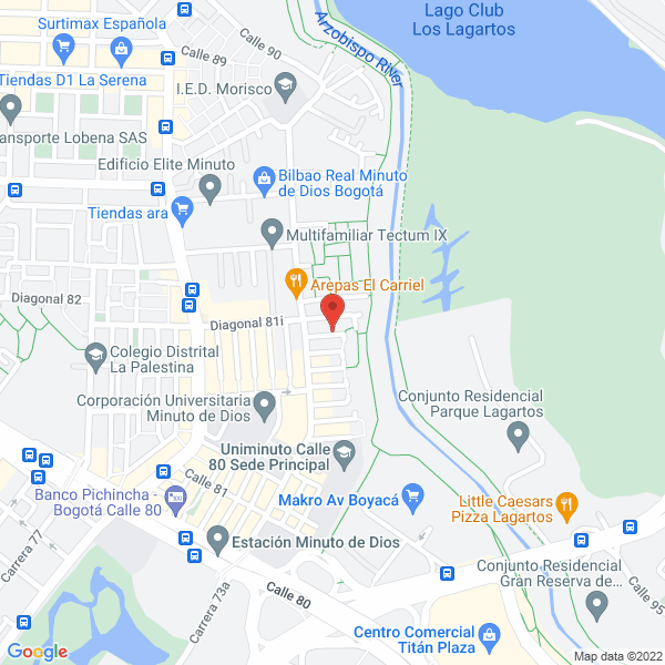 Mapa de Ecohabitat S.A.S.