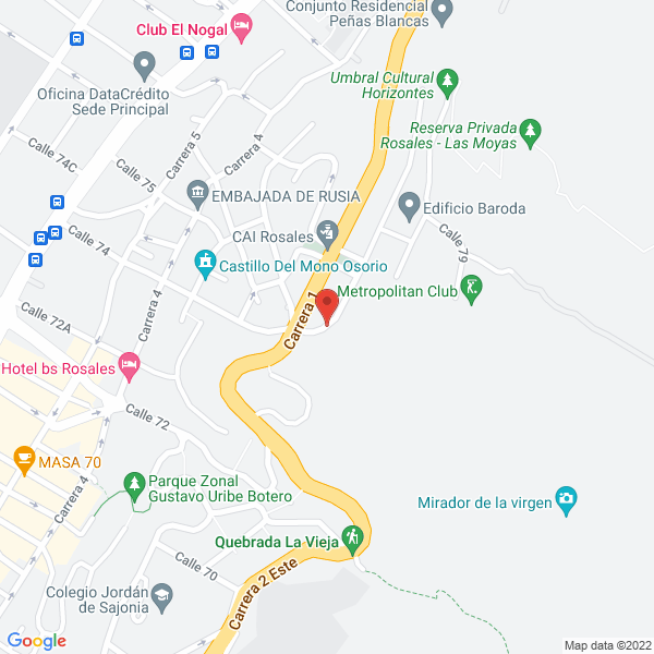 Mapa de Económica Consultores Ltda.
