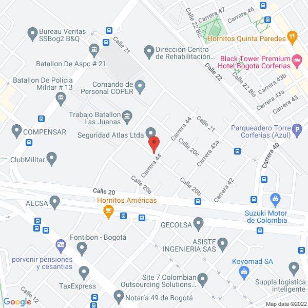 Mapa de Ecotech Industrial Solutions S.A.S.