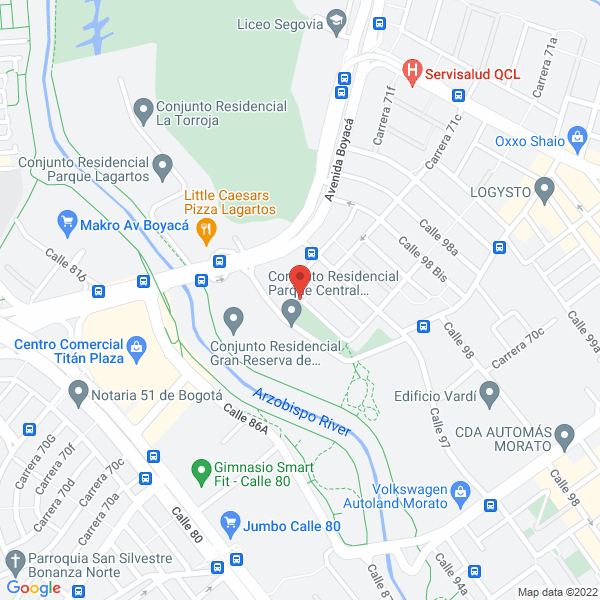Mapa de Ecowash S.A.S