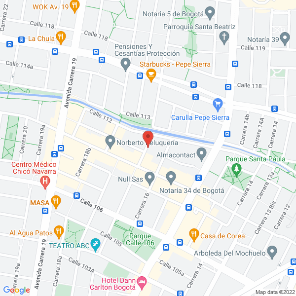 Mapa de Edificio Arboleda 109