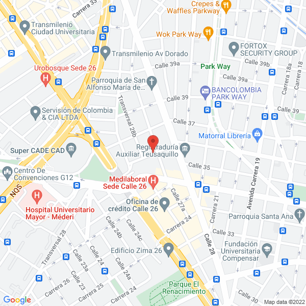 Mapa de Empresa Para El Desarrollo Económico Y Social Dansgold S.A.S.