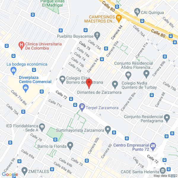 Mapa de Empresas Oros S.A.S.