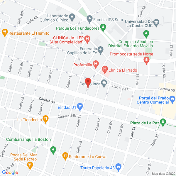 Map of Embocosta