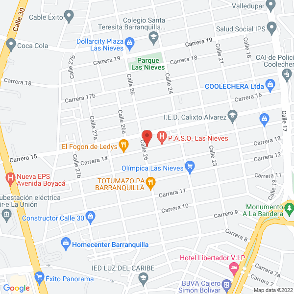 Map of Empaques De Caucho Barranquilla Y Resortes Industriales Marco Tulio Sepulveda