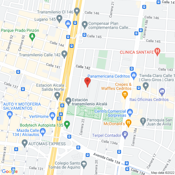 Mapa de Energy Training & Consulting S.A.S.