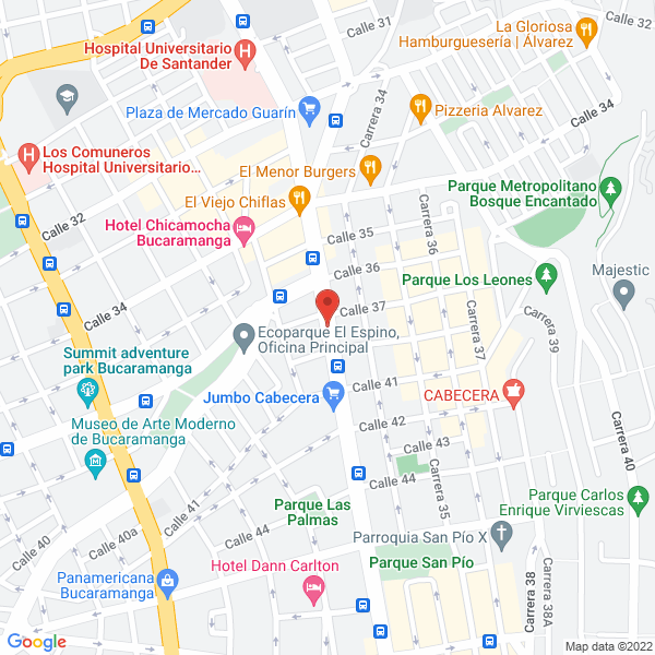 Map of El Guitarron