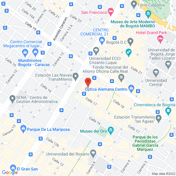 Mapa de El Mercado Optico