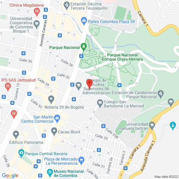 Mapa de El Naranjo Educational Services S.A.S.