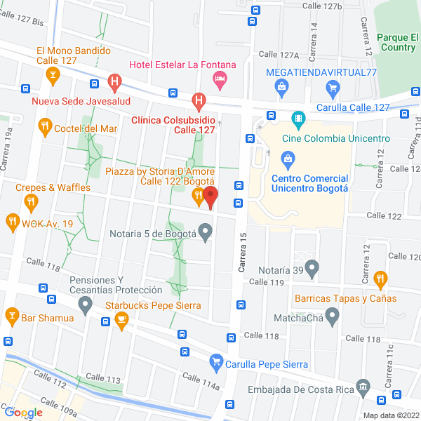 Mapa de Db Systems S.A.S.